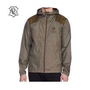 Chaqueta Cortavientos Impermeable Reflectante con Capucha para Hombre, Personalizada, de Lona de Poliéster, para Protección Laboral - Product Image 3