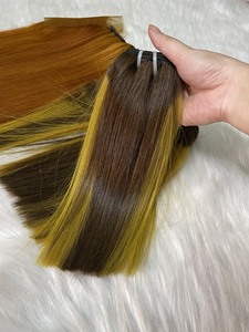 2021 Offre Spéciale en gros 23 Oct paquets de cheveux humains vierges Remy avec fermeture lisse et doux os cheveux raides de couleur naturelle - Product Image 3