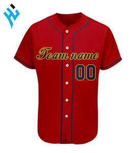 Maillots de Baseball à col en v pour hommes, Service OEM, équipe de pratique personnalisée, vente en gros, fabricant, nom de l'équipe sublimé, maillots de Baseball - Product Image 3