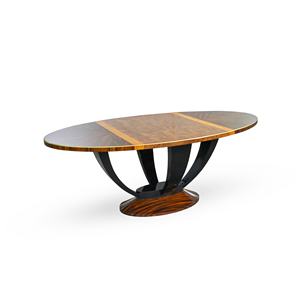 Mesa de comedor clásica con muebles variados, muebles para el hogar de madera sólida antigua, alta calidad - Product Image 1