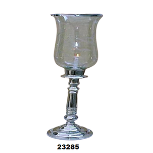 Haute Qualité En Laiton Argenté et Lampe à Ouragan En Verre Pour La Décoration De La Maison - Product Image 1