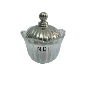 Bocal Mason en verre de luxe utilisé quotidiennement pour la cuisine Style unique Style standard Conserve alimentaire Bocal d'emballage alimentaire de boisson Bocal Mason en verre - Product Image 1