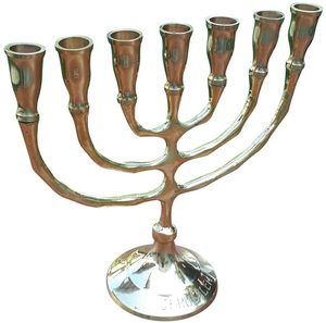 Top selling Polished brass menorah Religious Candle Holder at lowest price from Indian Manufacturer - Product Image 2