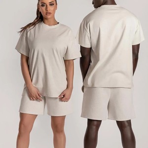 Ensemble short et t-shirt pour homme – Nouvelle collection 2026 – Tenue décontractée avec t-shirt rayé et short assorti - Product Image 1
