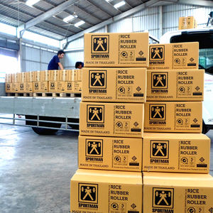 ราคาที่ดีที่สุดร้อนจัดการสินค้าที่มีคุณภาพสูงจากประเทศไทยผู้ส่งออกยางลูกกลิ้งข้าว10X10อลูมิเนียมแกน OEM ให้ - Product Image 5