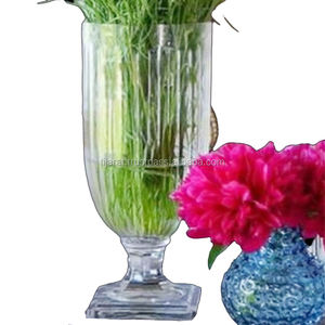 Petit VASE à fleurs en verre, DESIGN UNIQUE, pour la décoration de mariage de luxe - Product Image 2
