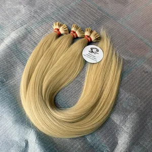 I-Tip Keratin Extension Machine Doppelt gezeichnetes russisches vor gebundenes Haar Vietnam esisches jungfräuliches, auf Nagel haut ausgerichtetes Haar