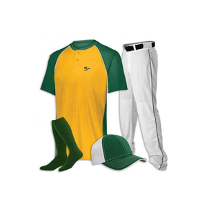 Customizable Breathable Plus Size Baseball Uniform Sets Sublimation Print Stitched Design 100% Polyester Quick Dry Custom Team - Product Image 3