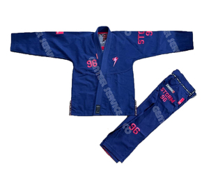 Solarstorm 96-bleu Royal, style brésilien, jiu jitsu gi, broderie lourde, marque de qualité supérieure, bjj gi pour hommes et femmes - Product Image 1