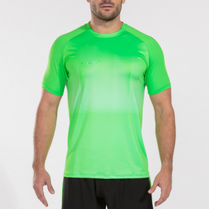 T-shirt personnalisé pour homme 2021 en coton/polyester, écologique, séchage rapide, col rond, vente en gros, logo et service de conception personnalisés - Product Image 2