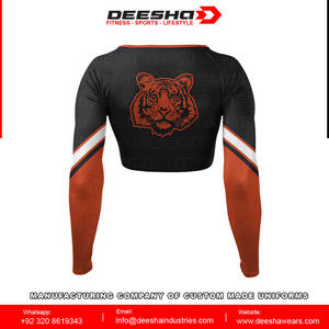 Uniforme Deportivo Personalizado al por Mayor, Unisex, Cuello en V, Forro Interior, Poliéster, Logotipo Sublimado, Diseño OEM, 220g, Deesha - Product Image 3