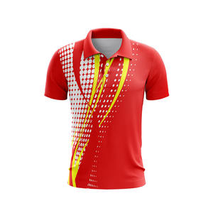 Polo antiarrugas cómodo de alta calidad, tejido de punto deportivo transpirable, diseño de logotipo personalizado, patrón sólido, venta al por mayor - Product Image 3