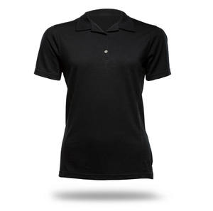 <b>Black</b> Color High Quality Export Oriented <b>Polo</b> <b>Shirt</b> for <b>Women's</b> From Bangladesh - Product Image 1