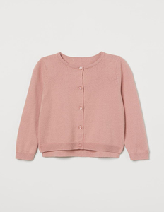 Cárdigan de algodón para niñas de bajo precio con diseños Latset de Color sólido, cárdigan de punto grueso y pesado con diseños de impresión personalizados para niños - Product Image 2