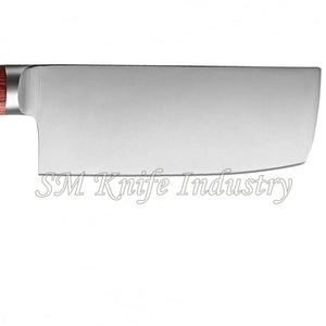 Cuchillo de cocina alemán de acero forjado a mano, personalizado, con Funda de cuero, para chef, Smk2010 - Product Image 5