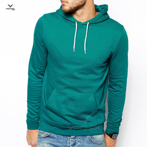 Fabrication de vêtements pour hommes personnalisé 100% coton sweat à capuche Streetwear haute qualité longue capuche imprimé brodé Techniques OEM - Product Image 1
