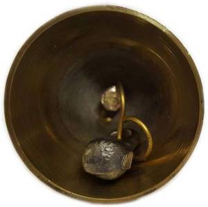 Campana de latón de diseño personalizado, regalo de decoración del hogar de estilo antiguo con logotipo impreso, los más vendidos del fabricante indio, chapado en metal - Product Image 4