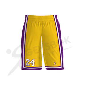 ชุดบาสเก็ตบอลแห้งเร็วออกแบบได้ตามต้องการสวมใส่สบายระบายอากาศล่าสุด - Product Image 5