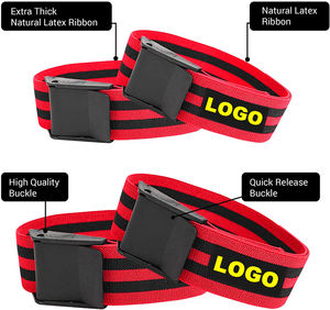 BFR Bandes de levage de puissance d'entraînement de forme physique réglables Bandes de boucle d'occlusion d'haltérophilie - Product Image 3