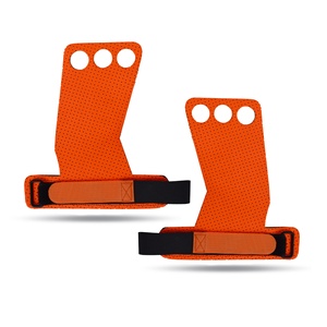 Wholesale PU Material Anti-Slip Comfortable Hand Grips 3-Hole Design for Weightlifting Gym Use Palm Protection 2kg <b>Pull</b> <b>up</b> <b>Bar</b> - Product Image 3