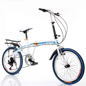 Bicicleta plegable de montaña, plegable, fácil de llevar, 16 pulgadas, 20 pulgadas