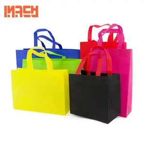 Wholesale bags 100 bt21-Ecological reusable tote bags Retail Online Shopping Non Woven Ultrasonic Bag