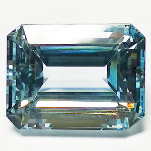 Aigue-marine naturelle Fabrication de bijoux Pierres précieuses Formes rectangulaires Facettes Grande taille Fait à la main Naturel Santa Maria Aquamarine - Product Image 1