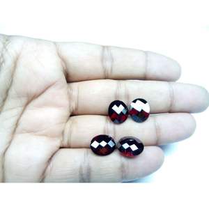 Piedras Preciosas Sueltas de Granate Rojo Natural de Alta Calidad, Corte Ovalado en Tablero de Ajedrez, Facetadas, para Joyería - 2.50 Quilates, Origen Zambia - Product Image 4