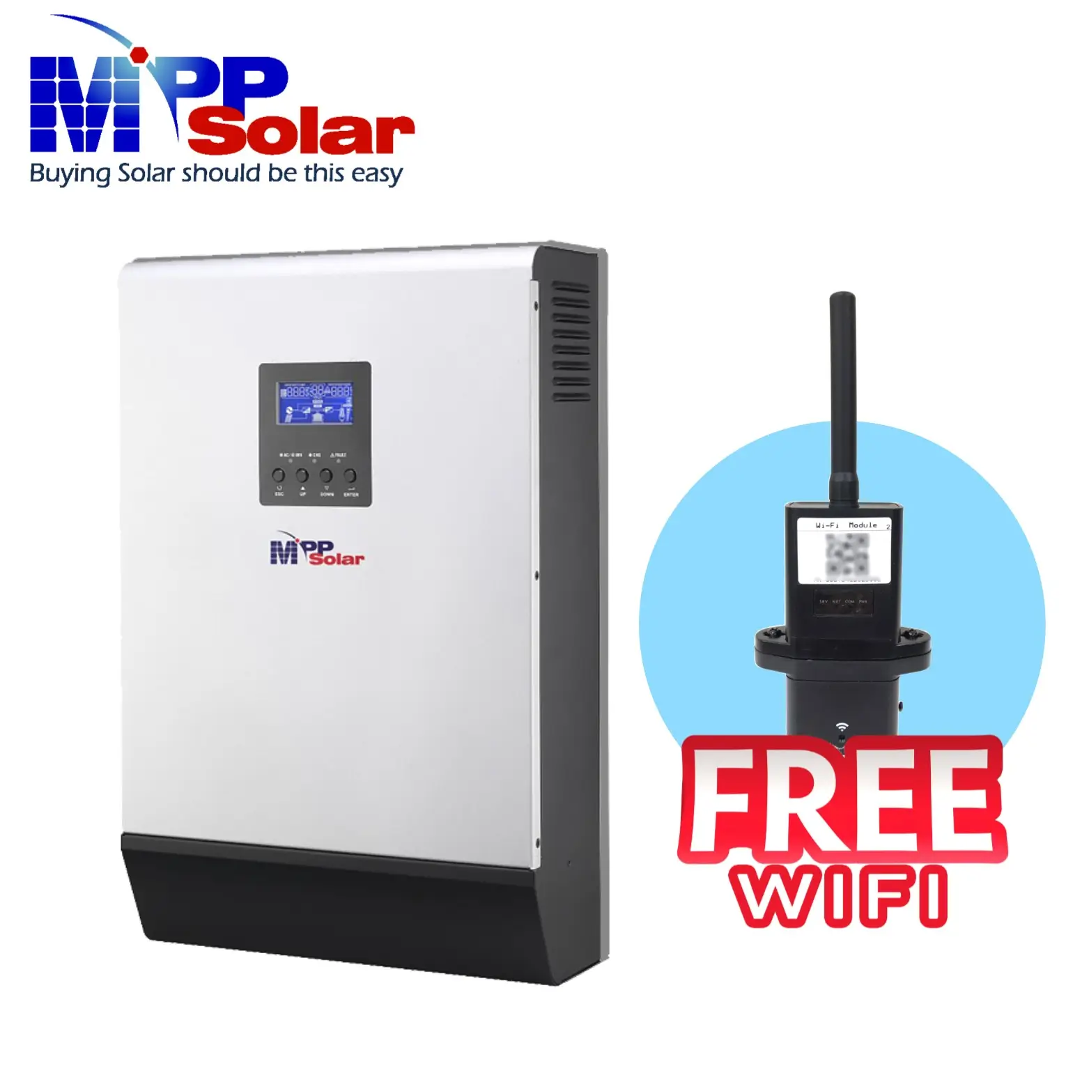 PIP3048LV-MK פלוס wifi 3000w 120v 48v mppsסולארי טהור גל סינוס סולארי גל סולארית 80a מטען קטן אפס זמן העברה