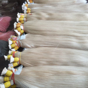 Haute qualité 100% extensions de cheveux humains vierges non transformés Remy paquets de cheveux de vague en vrac prix de gros d'usine - Product Image 1