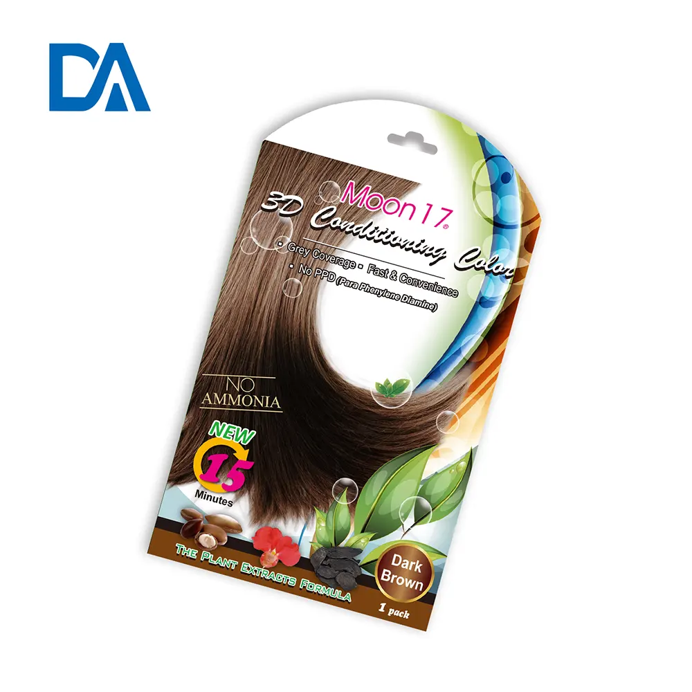 Herbal Extract added easy use shampoo hair dye