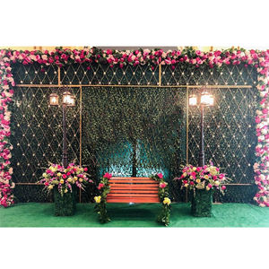 ฉากหลังงานแต่งงานสุดหรูด้วยเทียนโลหะ ซื้อฉากหลังเทียนโลหะสำหรับงานแต่งงานในฟลอริดา - Product Image 1