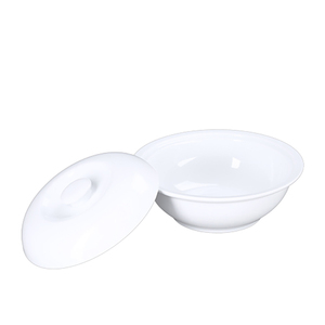 OEM Cheap Price White Porcelain Soup <b>Tureen</b> Made in Viet Nam for Hotels and Restaurant - Product Image 4