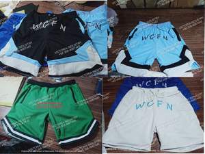 Short de basket-ball décontracté avec logo personnalisé pour hommes 100% maille de polyester écologique - Product Image 2