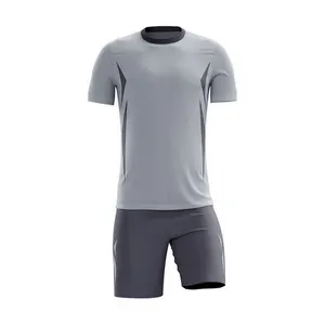 100% 聚酯足球制服，带定制标志和队数运动服套装，带升华