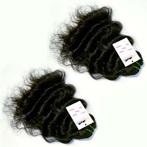 <b>Top</b> Quality Single Double Drawn Machine Weft Unprocessed Cuticle Aligned Hair Brazilian <b>Silky</b> Straight Wavy Curly Virgin Hair - Product Image 1