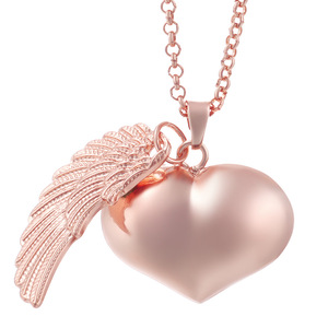 OEM/ODM Design personnalisé 925 Sterling Silver Wings Coeur Mexicain Bolas <span class=keywords><strong>Grossesse</strong></span> Ange Boules Pendentifs - Product Image 5