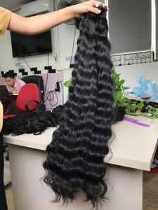 ผมยาวหยักคุณภาพที่ดีที่สุดของผมมนุษย์หยักกัมพูชาขายให้ไนจีเรียแอฟริกาใต้เซเนกัล... - Product Image 3