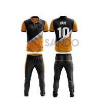 Uniformes de Cricket de Verano para Hombre, Personalizados, Sublimados, de Poliéster Sostenible de Alta Calidad, Secado Rápido, Transpirables y Duraderos