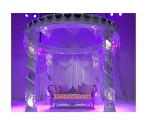 ชุดผ้าใยคริสตัลแบบแมนดาลัมสำหรับแต่งในงานแต่งงานเสาคริสตัลทำจากใยไฟเบอร์ตกแต่งมันแท็ปสำหรับวางบนเวทีในงานแต่งงานปรับแต่งได้สไตล์ออสเตรเลีย - Product Image 1