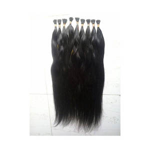 Peluca de extensiones de cabello humano indio sin procesar 100% más vendida - Product Image 1