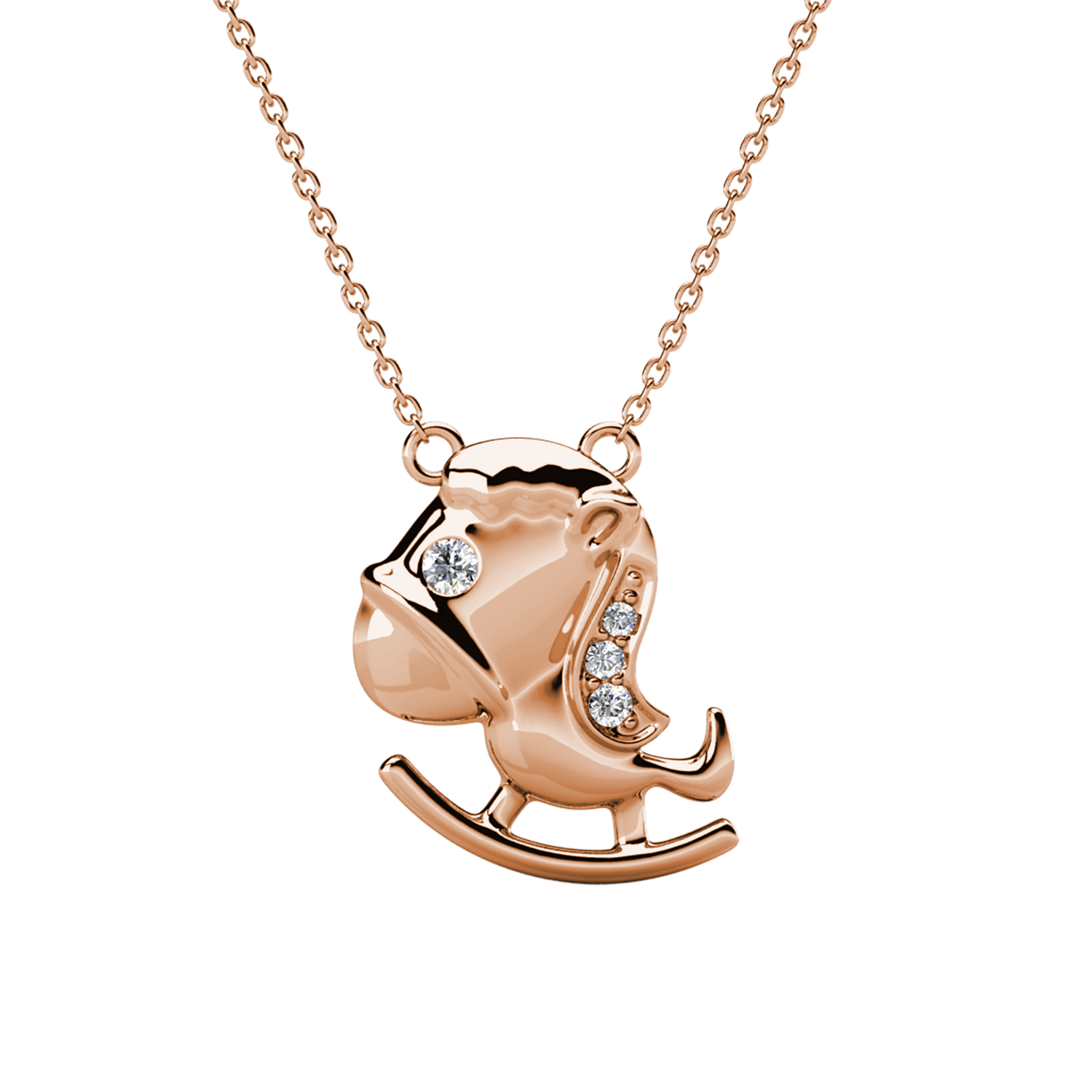 Brass with 18k Rose Gold Plated Necklace