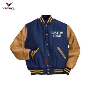 Chaqueta Varsity Personalizada de Invierno, Talla Grande, Transpirable, de Lana/Poliéster, al Por Mayor - Product Image 4