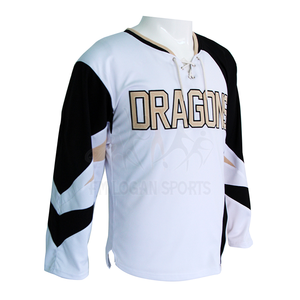 เสื้อเจอร์ซีย์ทีมฮ็อกกี้น้ำแข็งสำหรับผู้ชาย,ชุดกีฬาแห้งเร็วสำหรับเยาวชนฮ็อกกี้ - Product Image 1