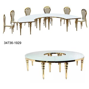 Luxury Stainless Wedding <b>Dining</b> Table 34736-1929 - Product Image 1
