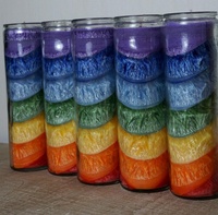 Coupe à bougie en verre pour église catholique, accessoires élégants pour la fragrance, pour la prière