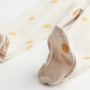 Leggings pour bébé, pantalons pour nouveau-né, 100% coton, à motif, fabrication - Product Image 1