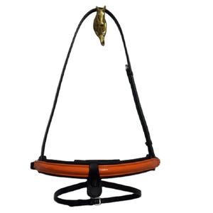 Banda de Nariz de caballo naranja de alta calidad, accesorio de moda de lujo para pacientes con banda de flash extraíble y cierre sueco - Product Image 1