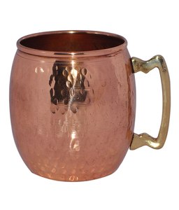 Tasse de Cocktail en acier inoxydable, Mug classique, plaqué or Rose, pour mulet de moscou, avec poignée pour Bar, 500ml, 20 ml - Product Image 4
