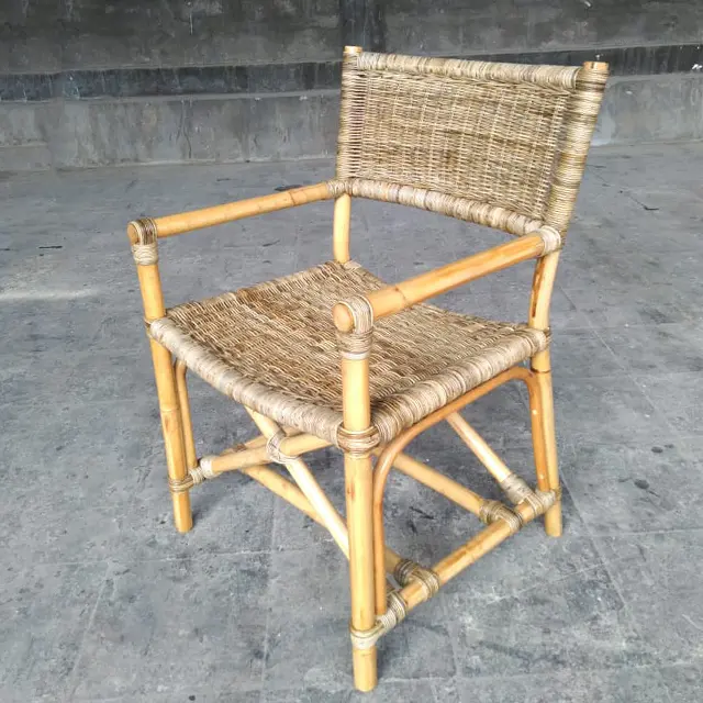 Großhandel Rattan Bambus Stuhl für Garten Gartenmöbel